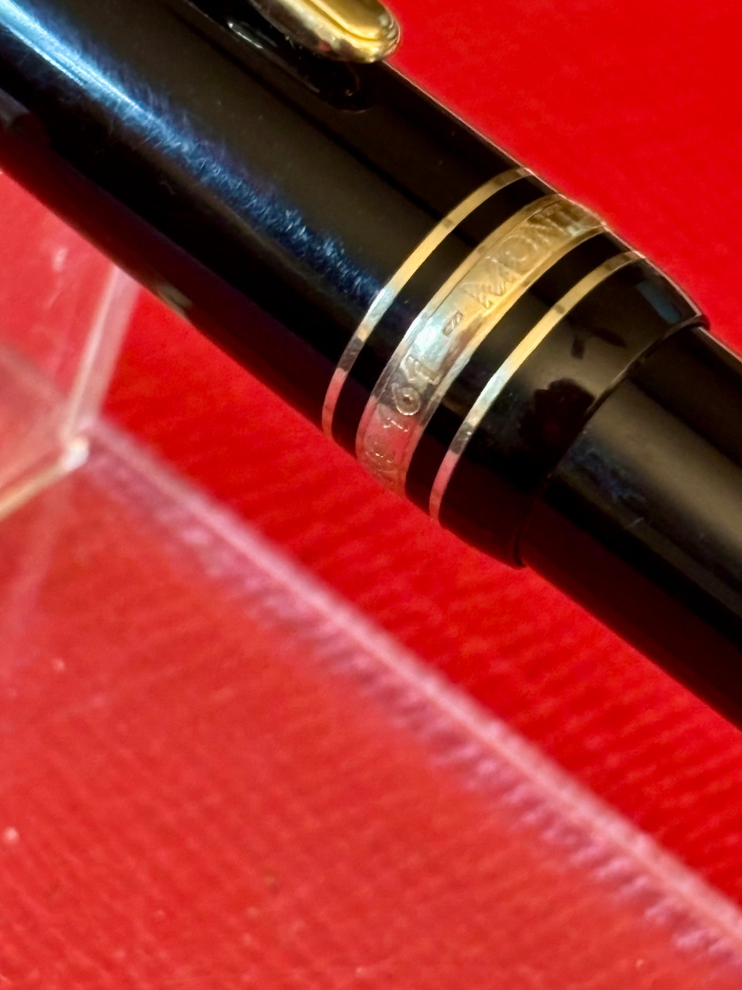 Montblanc Meisterstück No. 161 Classique Ballpoint Pen — Black Resin & Gold Trim