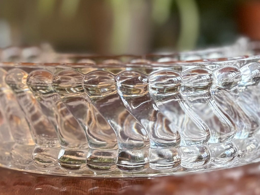 Baccarat France Art Deco Crystal Surtout de Table Centerpiece Elements – Pair, c. 1930 (Early 20th Century Design)