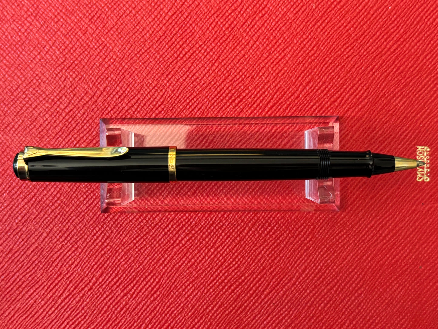 Vintage Pelikan R200 Old Style Rollerball Pen | W. Germany | Black & Gold Trim