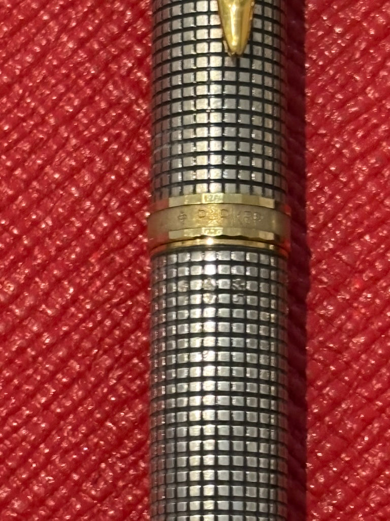 Vintage Parker Premier MK II Ciselé Sterling Silver Pen Set | Ballpoint & Rollerball | France