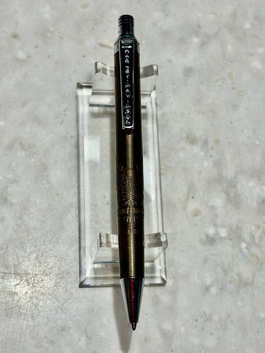 Retro 51 Harley-Davidson Top-Click Ballpoint Pen | Copper & Stainless | New Refill