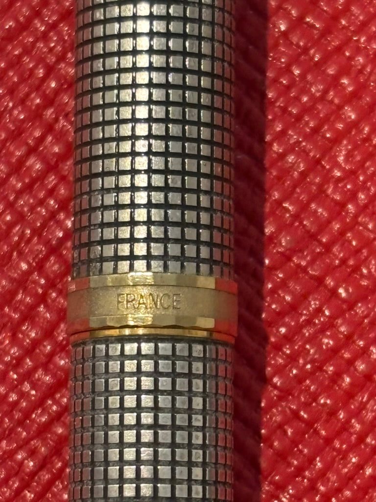 Vintage Parker Premier MK II Ciselé Sterling Silver Pen Set | Ballpoint & Rollerball | France