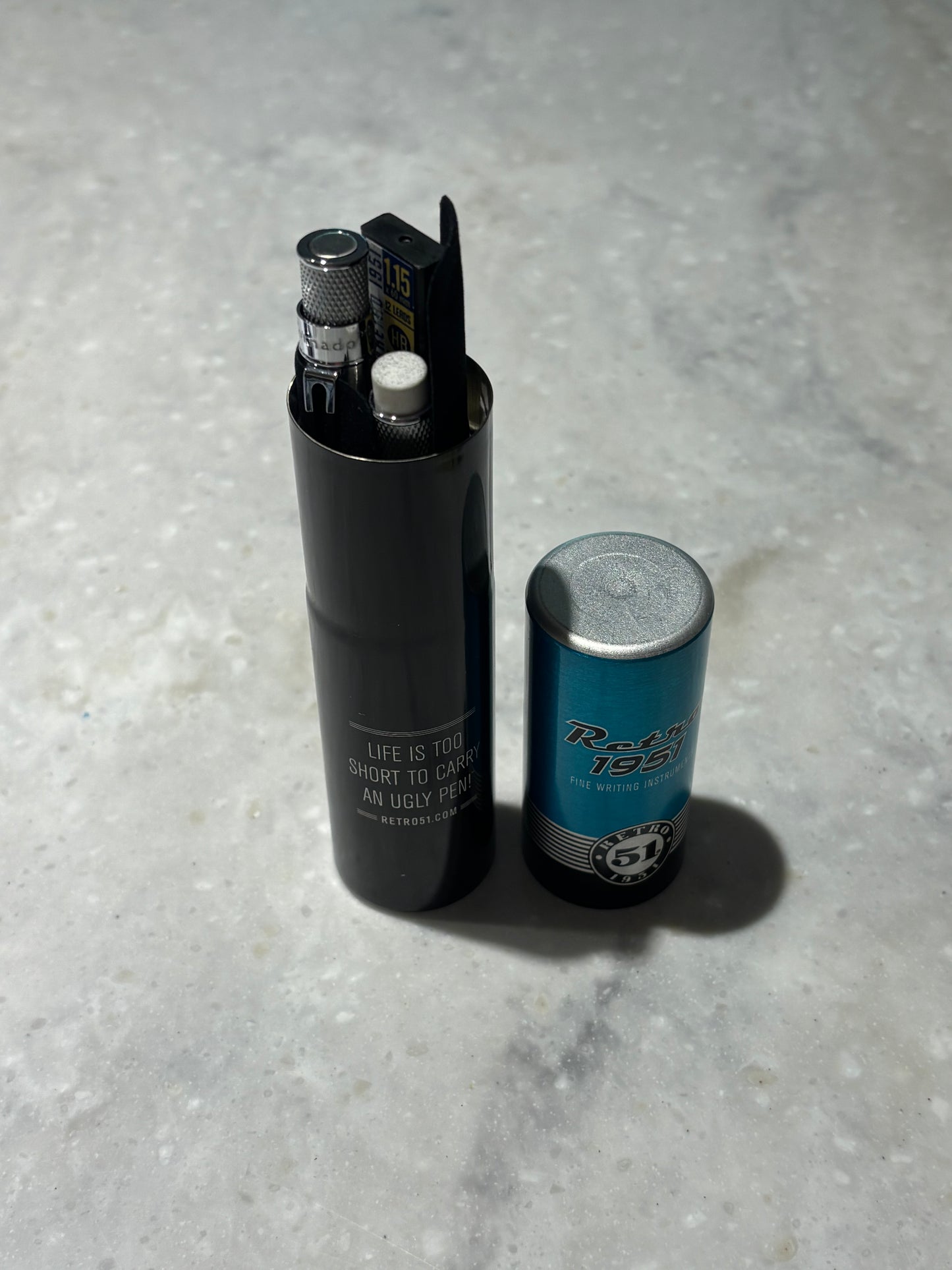 Retro 51 Tornado Stainless Gift Set | Rollerball Pen & 1.15mm Pencil | New Old Stock
