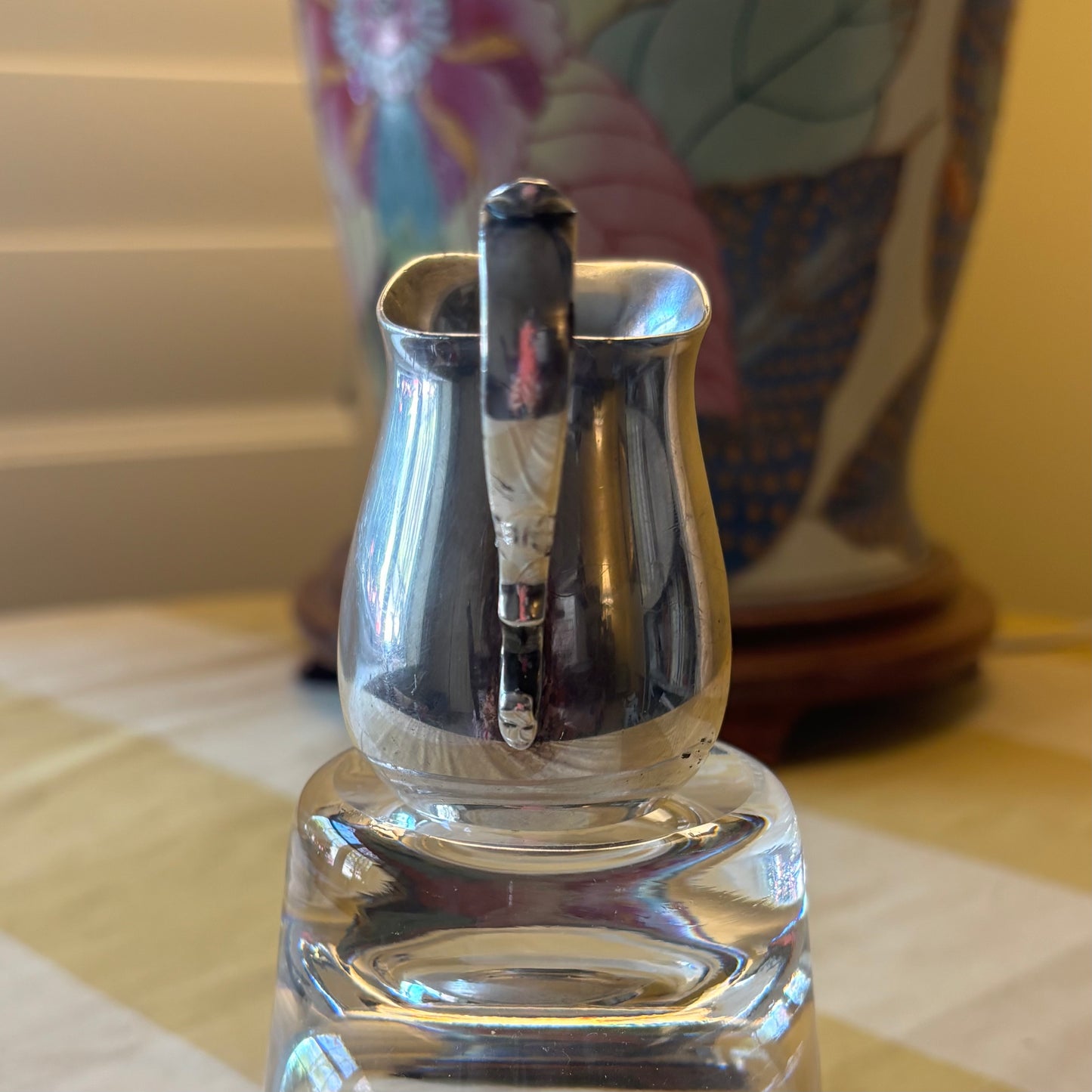 Vintage Reed & Barton Silverplate Squash Trophy Creamer | Delaware Championship 1962