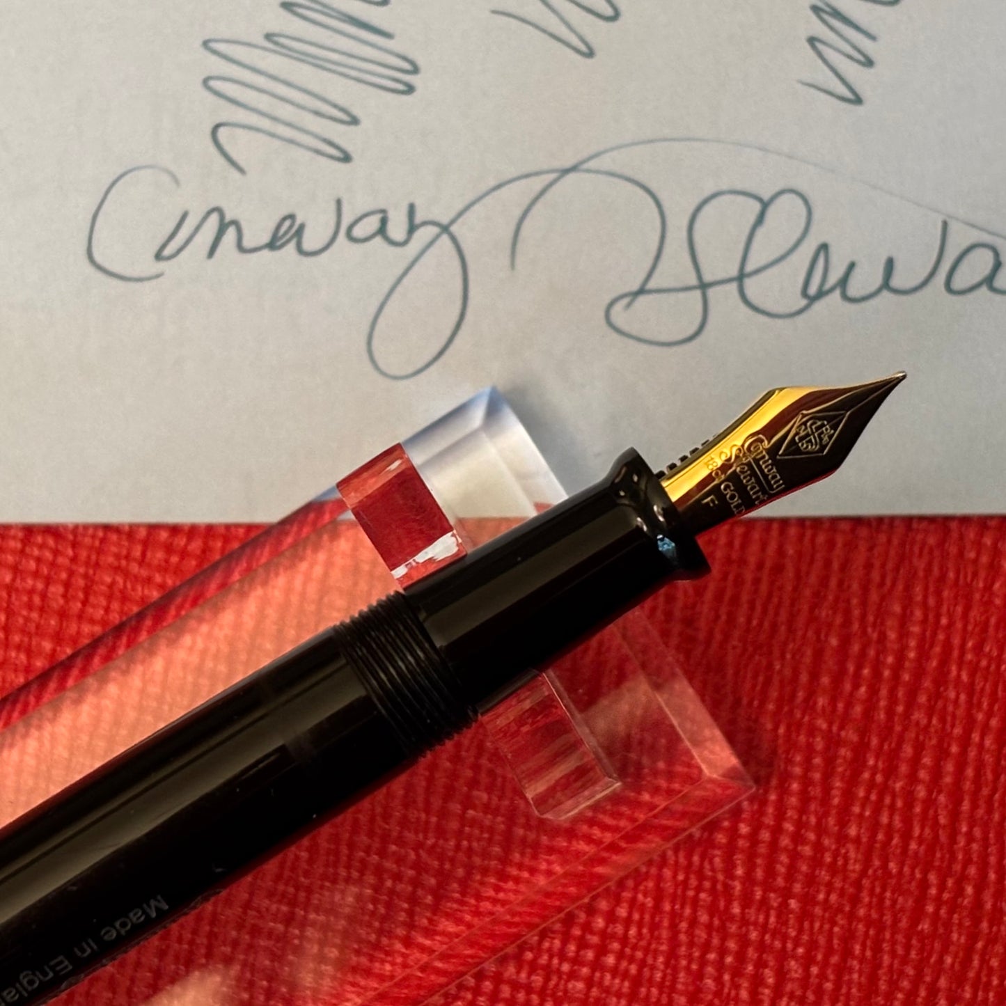 Vintage Conway Stewart 58/010 Fountain Pen | 14k Gold Fine Nib | Made in England