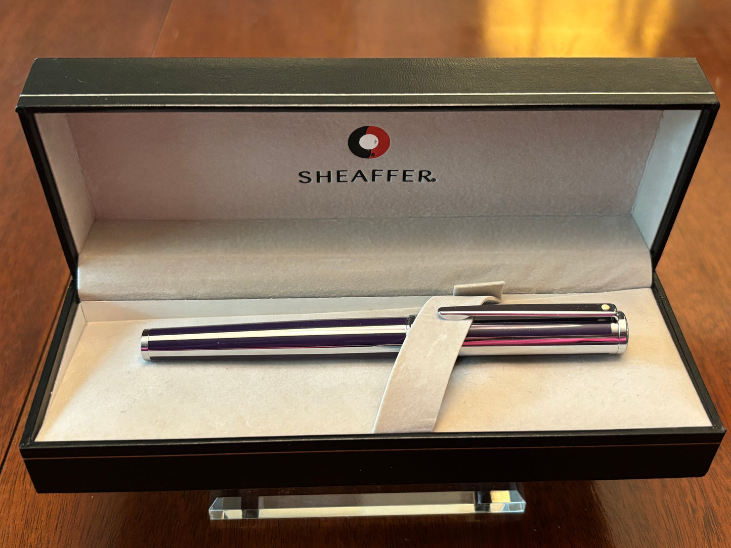 Sheaffer Intensity Rollerball Pen | Purple Lacquer & Chrome Trim | New Old Stock in Box