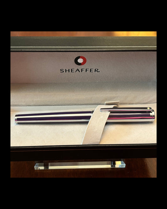 Sheaffer Intensity Rollerball Pen | Purple Lacquer & Chrome Trim | New Old Stock in Box