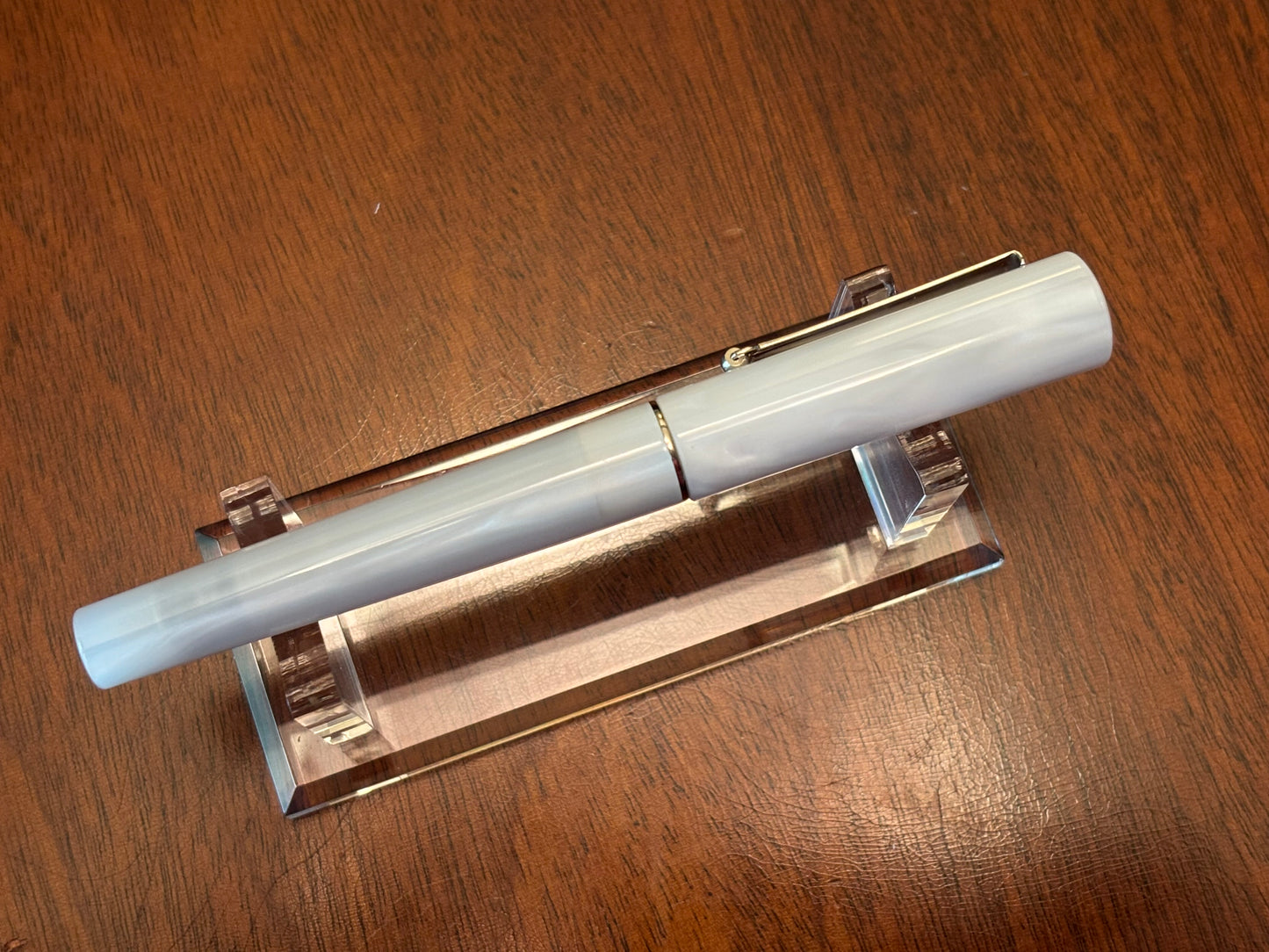 Delta Unica White Pearl Resin Rollerball Pen | New Old Stock with Box & Papers