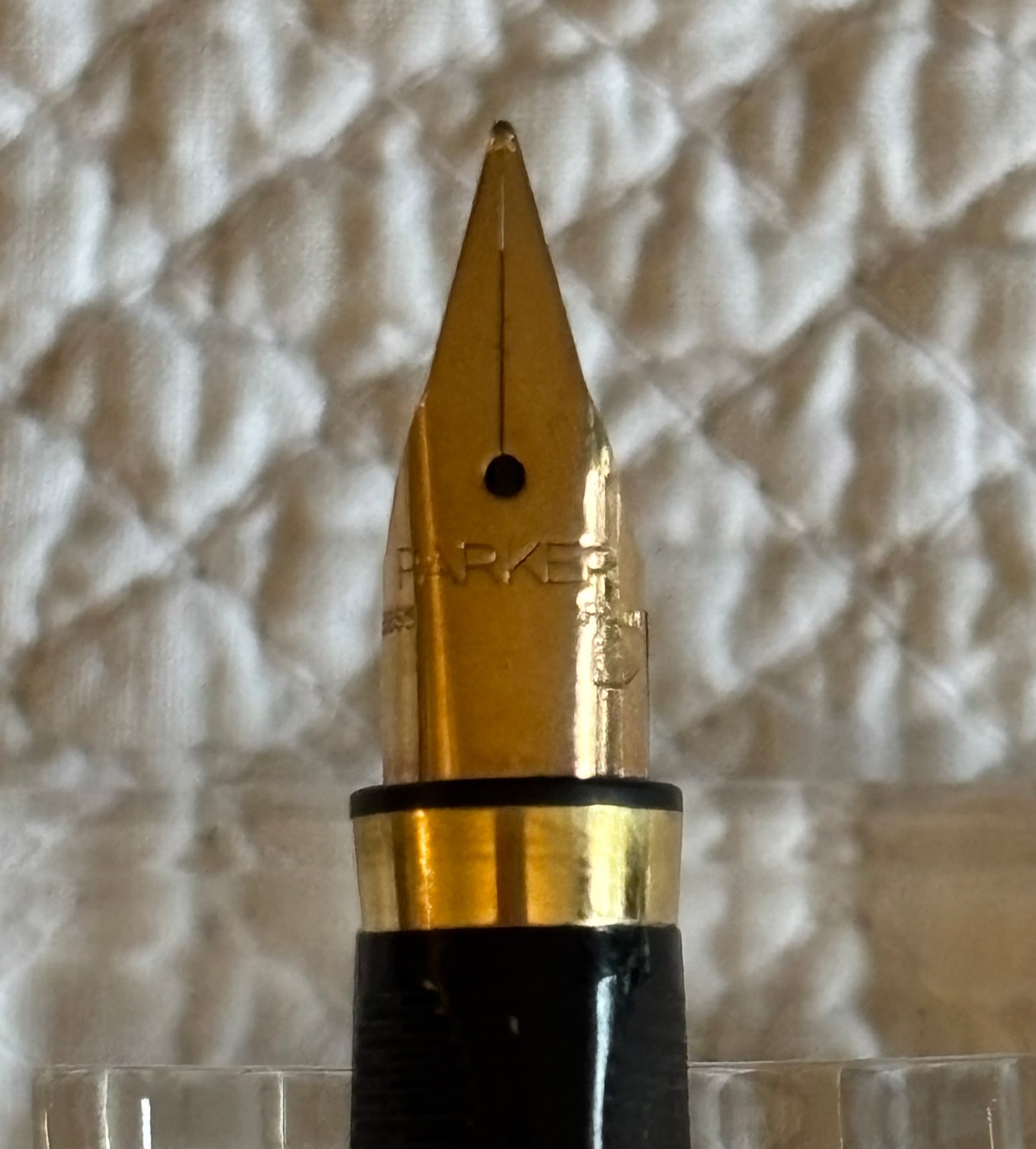 Parker 75 Florence Sterling Vermeil Pen Set | Argent Massif | 18K Medium Nib | Fountain Pen & Ballpoint in Original Box
