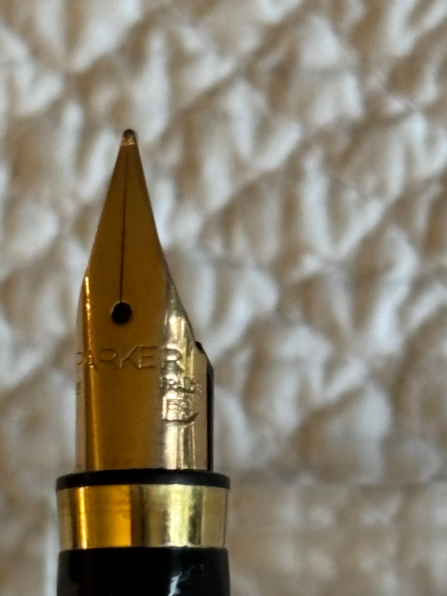 Parker 75 Florence Sterling Vermeil Pen Set | Argent Massif | 18K Medium Nib | Fountain Pen & Ballpoint in Original Box