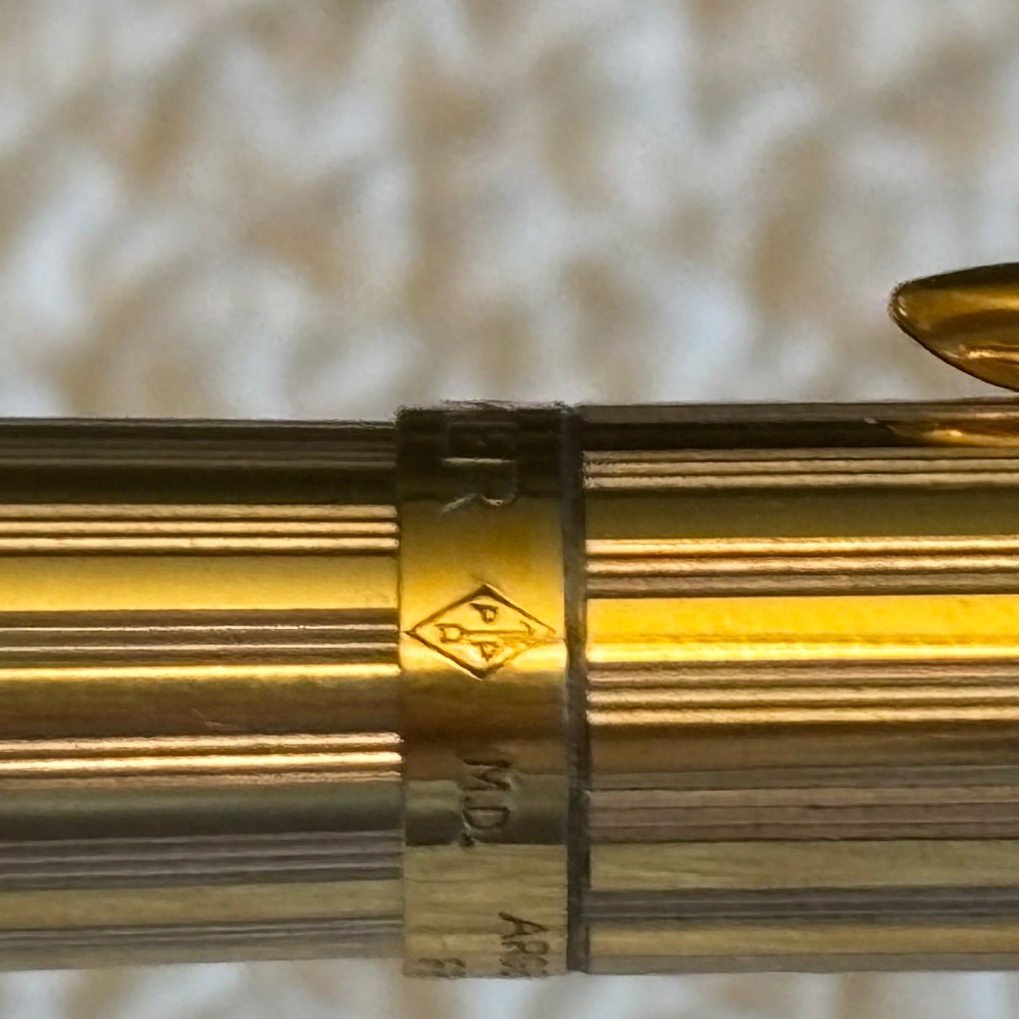 Parker 75 Florence Sterling Vermeil Pen Set | Argent Massif | 18K Medium Nib | Fountain Pen & Ballpoint in Original Box